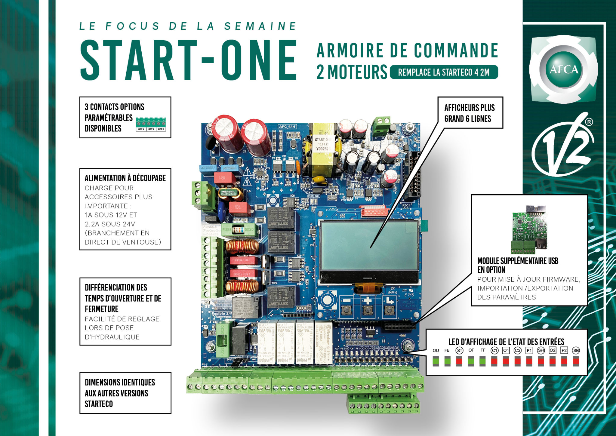 Focus Sur La Start One Able Afca Automatismes De Portes Pour L