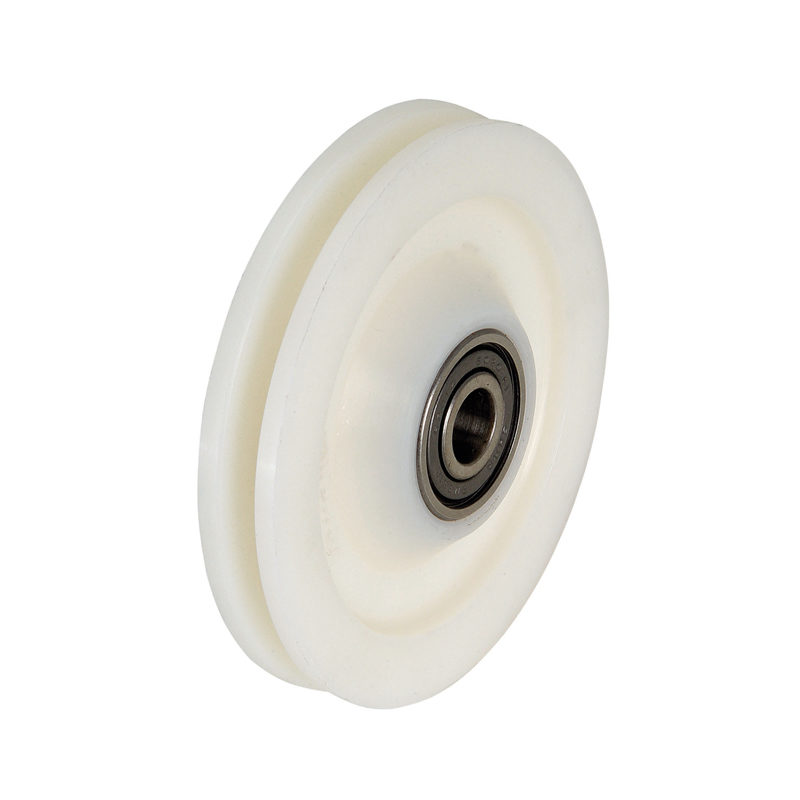 ROUE NYLON 1 RLS Ø100  POUR CORDE Ø 6
