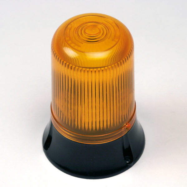 FEU INDUSTRIEL ORANGE 12-24-230 V FIXE OU CLIGNOT.