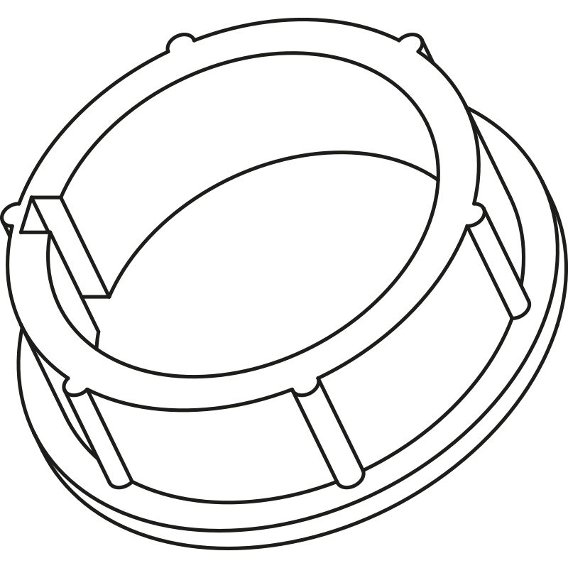 COURONNE FDC ROND DIAM: 50*1.5mm (VEO)