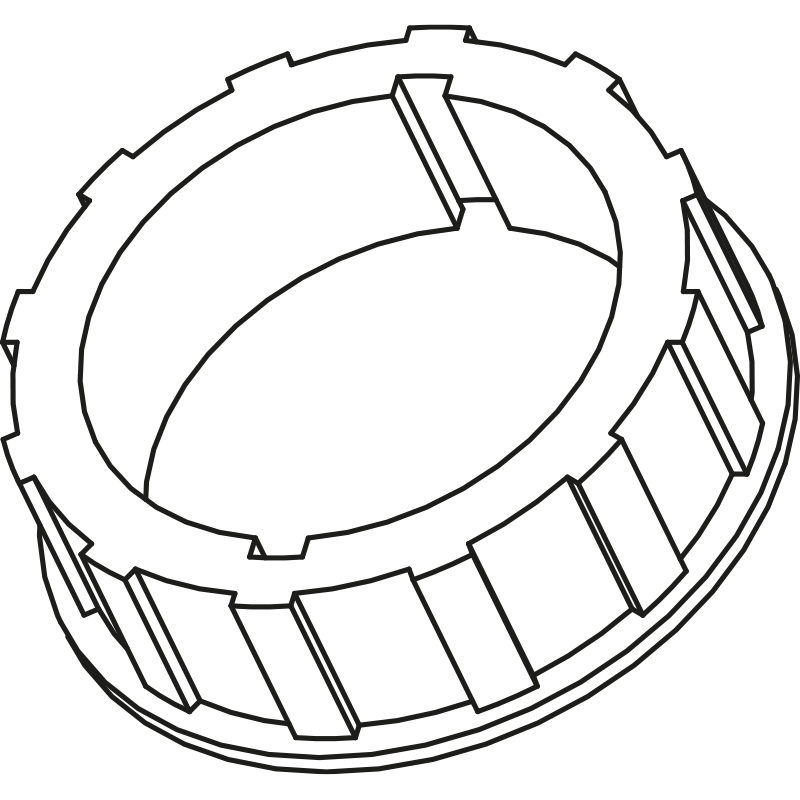 COURONNE FDC POUR ROND 80 -59mm-(ROLL)