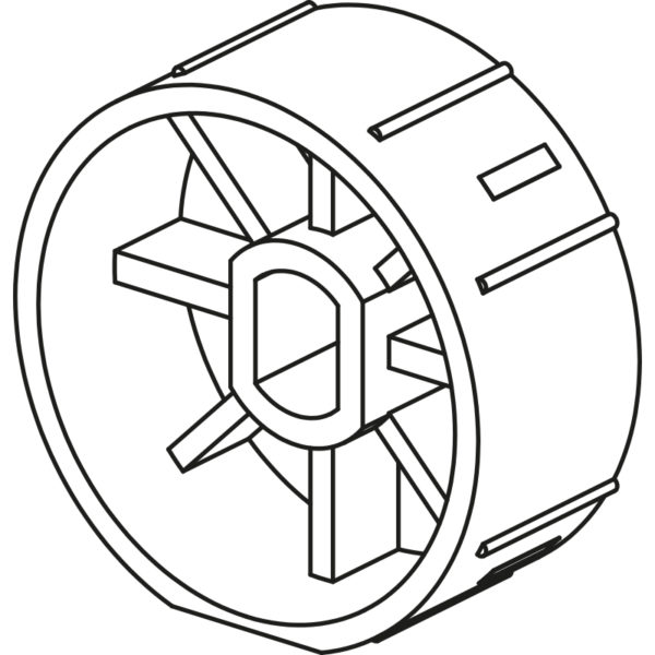 ADAPTATION POUR TUBE ROND DIAM 60*1.5mm