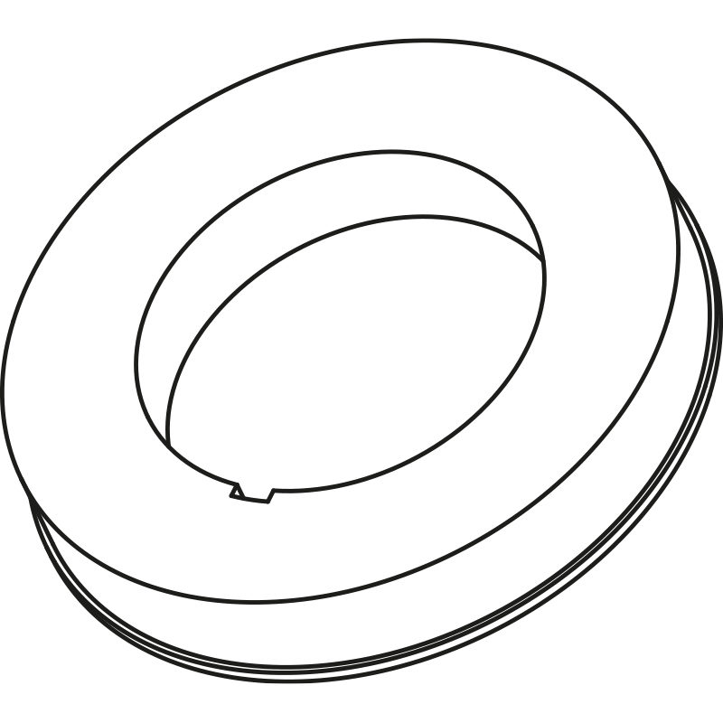 COURONNE FDC POUR ROND 103 mm(ROLL)