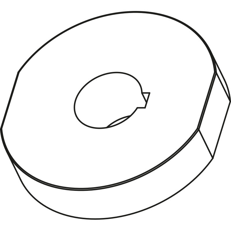 ADAPTATION POUR ROND D: 103 ( ALU )(ROLL