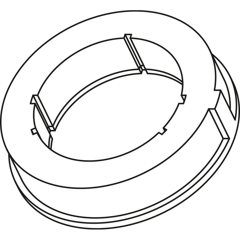 COURONNE FDC ROND 70 * 1.5 mm(3+2 POINTS