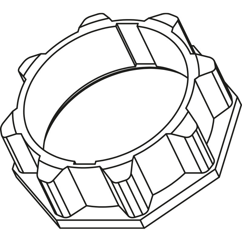 COURONNE FDC OCTO D:60mm (3+2 POINTS)