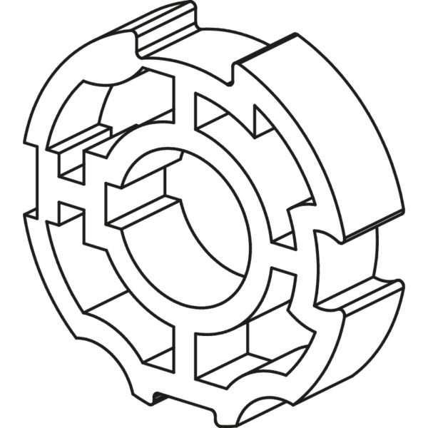 ADAPTATION P. OGIVE 78 mm ( ALU )(ROLL)