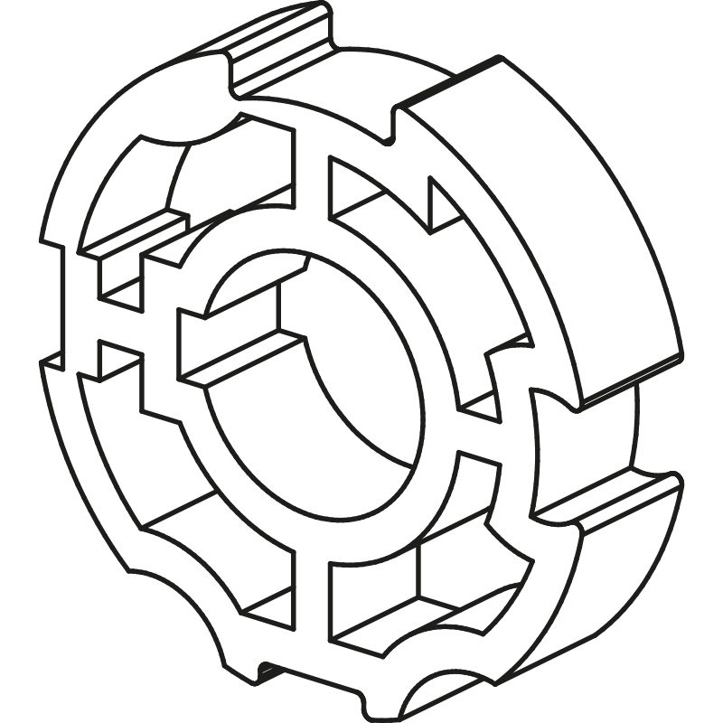 ADAPTATION P. OGIVE 78 mm ( ALU )(ROLL)