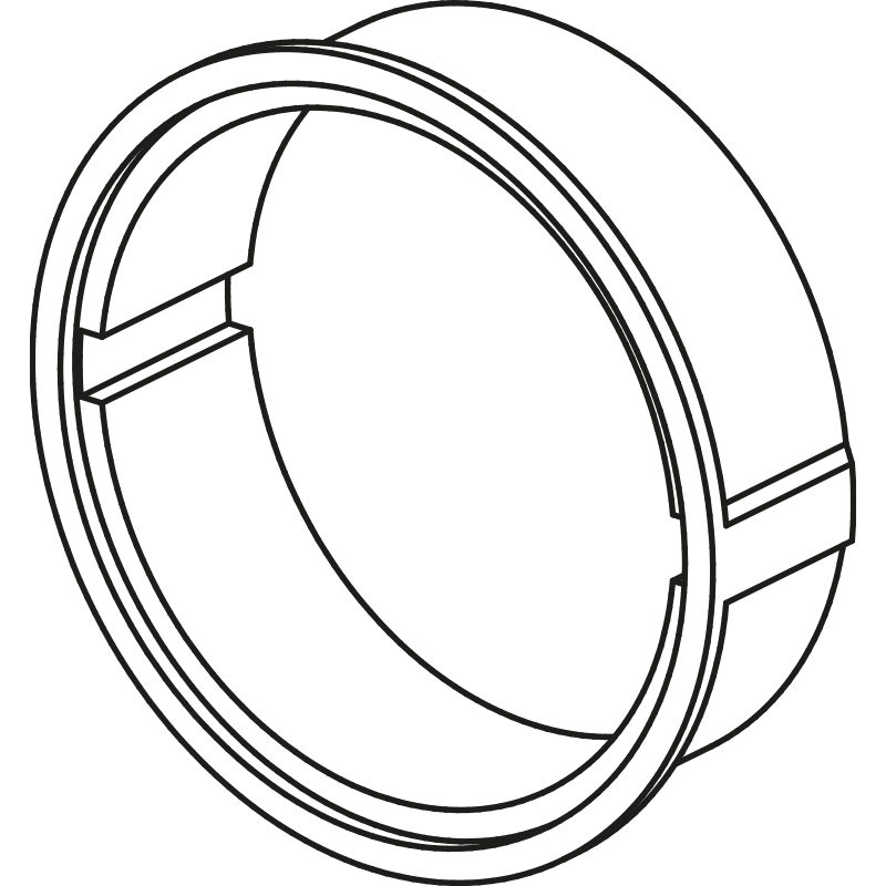 COURONNE FDC ROND 70mm - 59 mm-(ROLL)