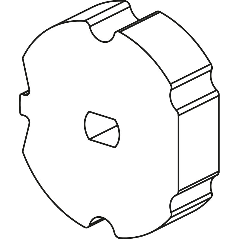 ADAPTATION POUR TUBE ZF 80 -45 mm -