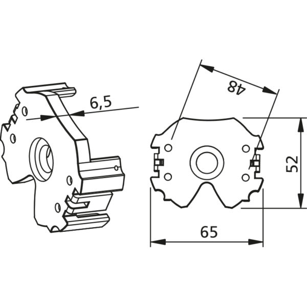 ETRIER D ACCROCHE RAPIDE ( MAX 20 Nm )