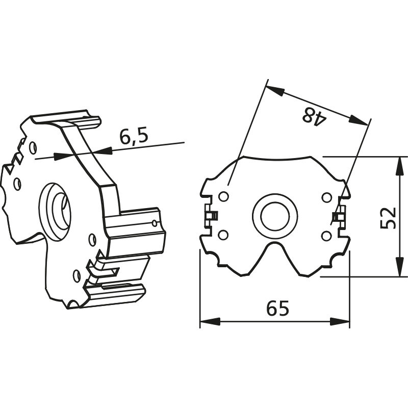 ETRIER D ACCROCHE RAPIDE ( MAX 20 Nm )