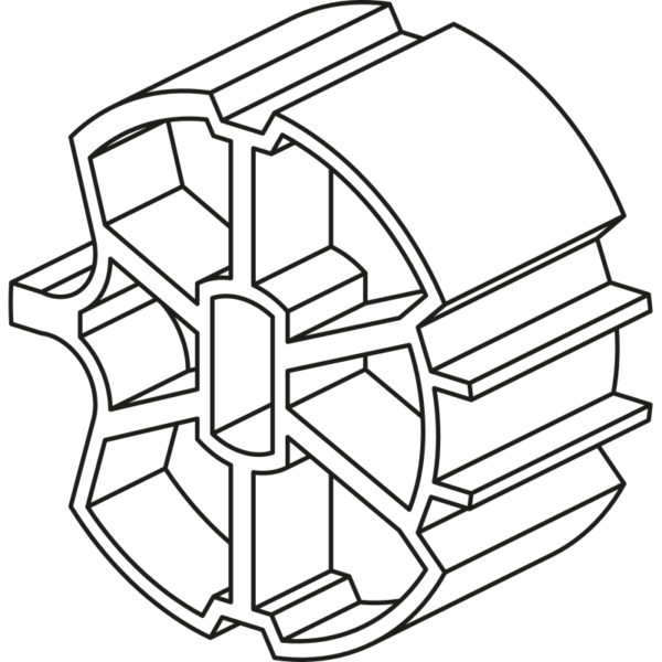ADAPTATION POUR TUBE ZF 64 ( CENTREE )
