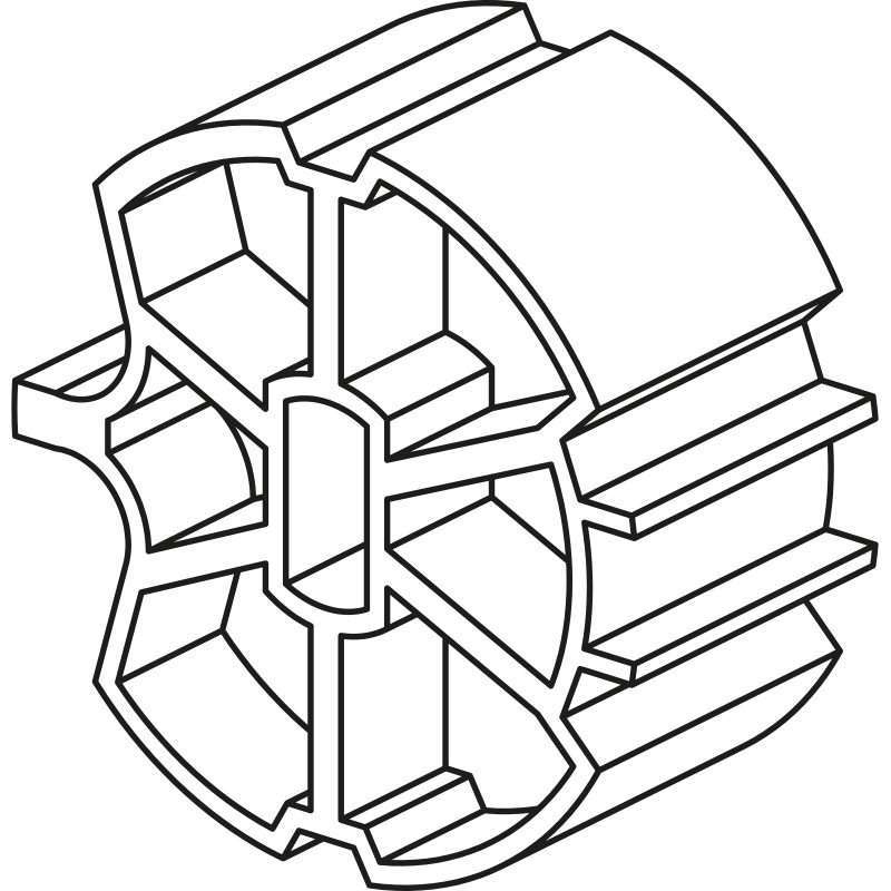 ADAPTATION POUR TUBE ZF 64 ( CENTREE )