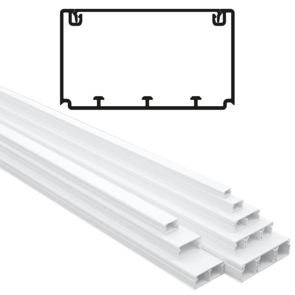 GOULOTTE 90X50 BLANC *** PRIX POUR 1 METRE**