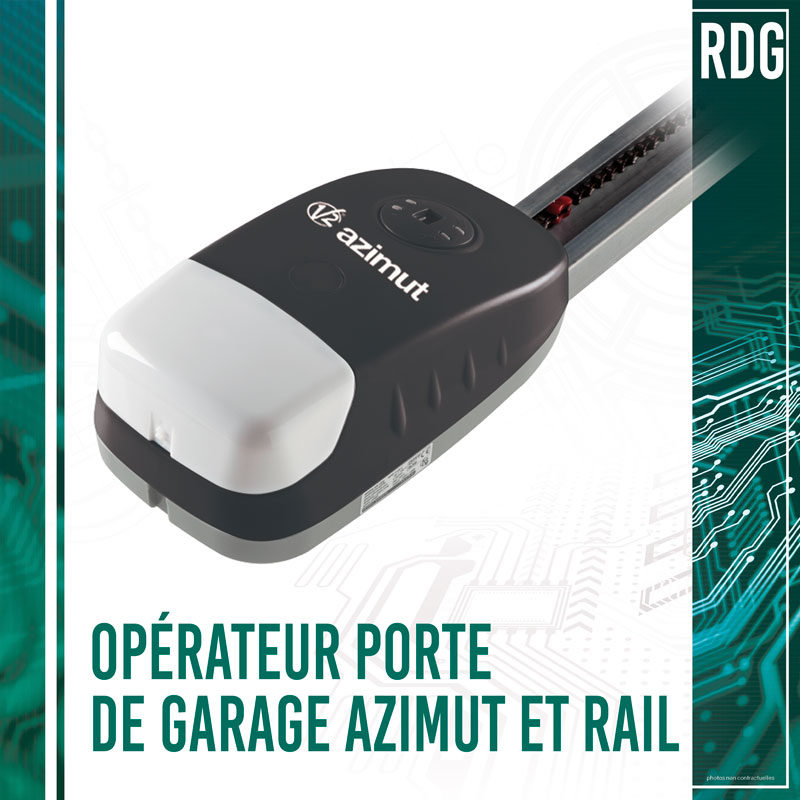 Opérateur porte de garage AZIMUT et rail (RDG)