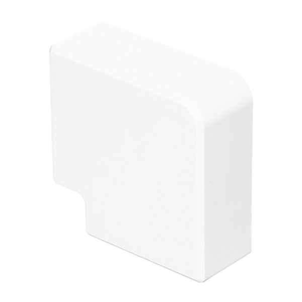 ANGLE PLAT POUR GOULOTTE 12X7 BLANC