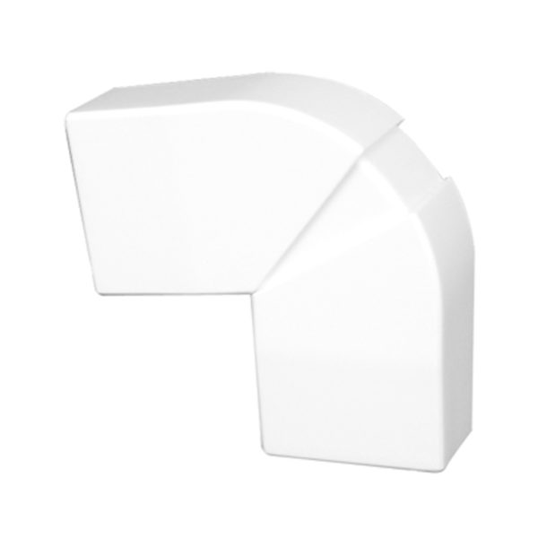 ANGLE PLAT POUR GOULOTTE 20X12,5 BLANC