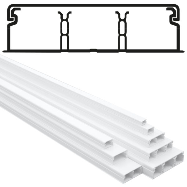 GOULOTTE 60X16 BLANC *** PRIX POUR 1 METRE**