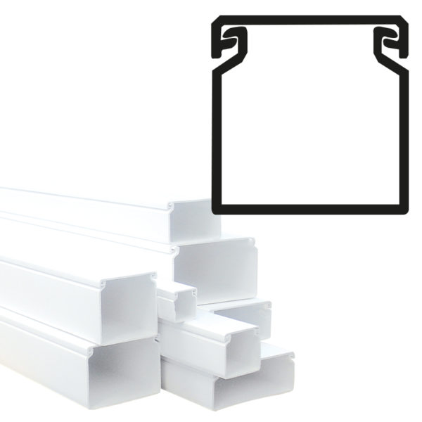 GOULOTTE 40X40 BLANC** PRIX POUR 1 METRE**