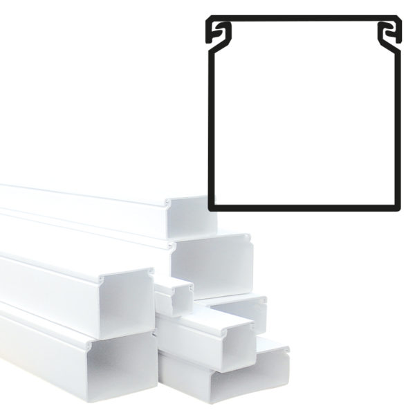 GOULOTTE 60X60 BLANC*** PRIX POUR 1 METRE**