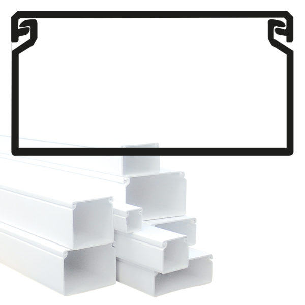 GOULOTTE 80X40 BLANC*** PRIX POUR 1 METRE**