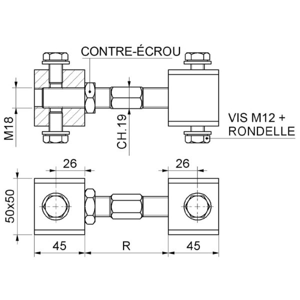 BARRE DE TENSION REGLABLE (472 ) – Image 2