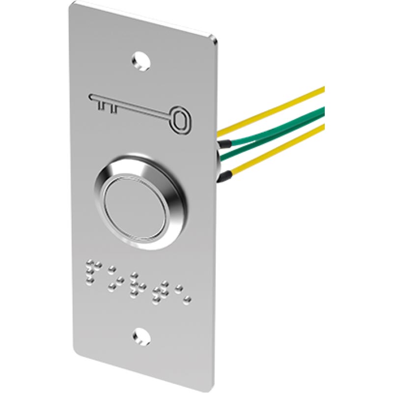 Bouton poussoir INOX 19 mm