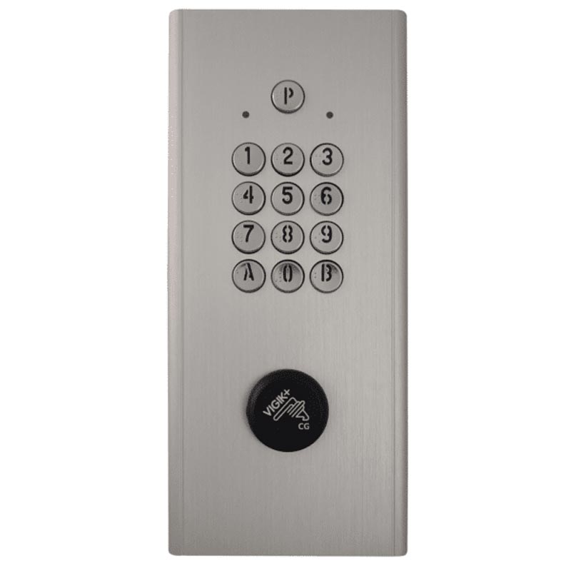 CLAVIER CODE HAUSSMANN ARGENT