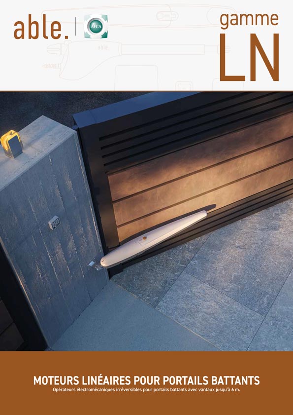 Gamme LN - Moteurs linéaires pour portails battants