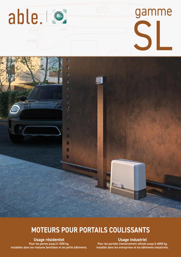Gamme SL - Moteurs pour portails coulissants