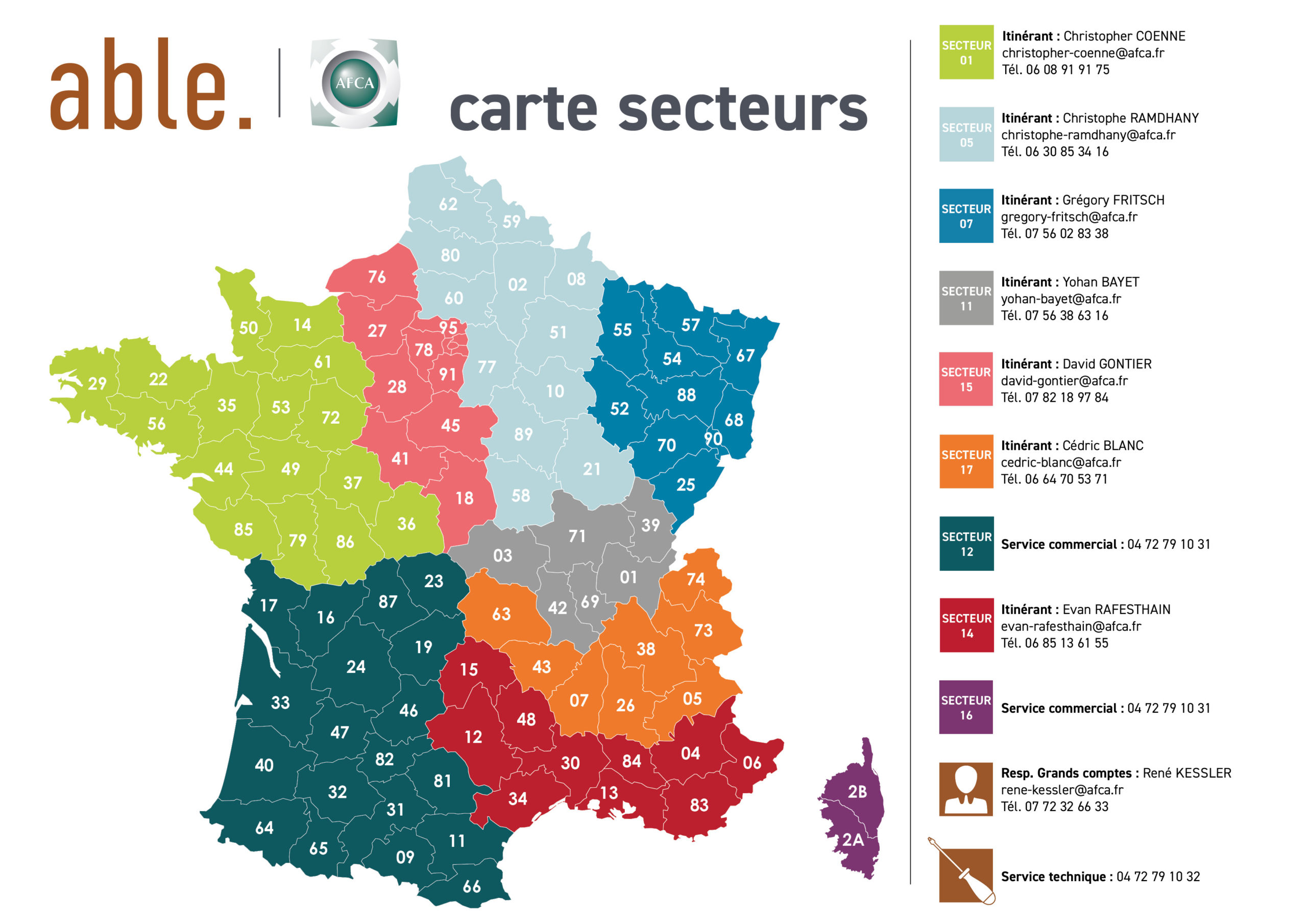 Carte secteur 2026