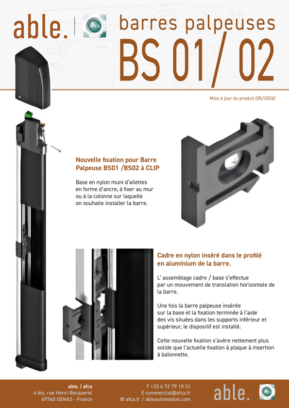 Barres palpeuses BS01 & BS02 by able-afca