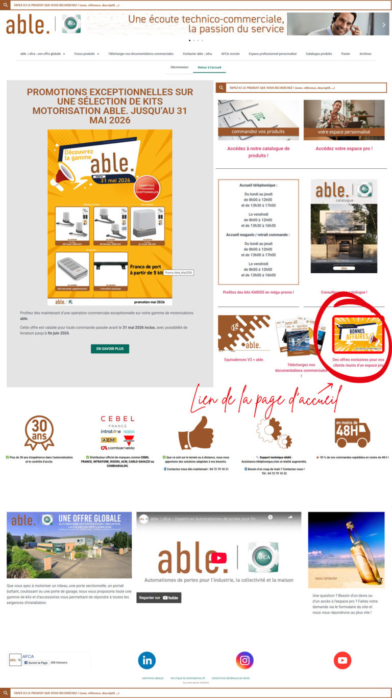 Lien Coin des Bonnes Affaires