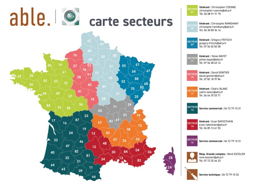 Carte secteur 2026